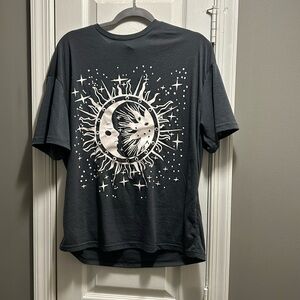 Grey Sun/moon shirt